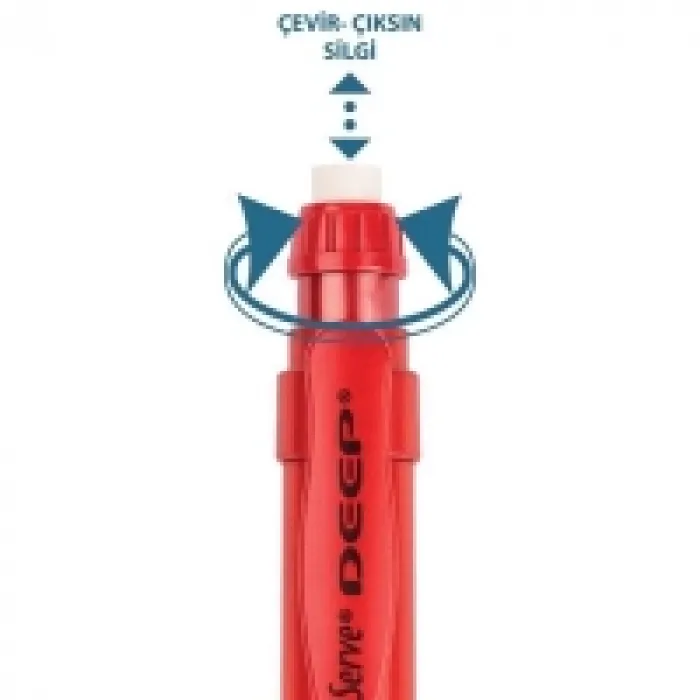 Serve Deep Versatil Kalem 0.7 Mm Metalik Lav Kırmızı Sv-deep-07-mkrm