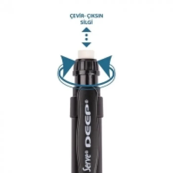 Serve Deep Versatil Kalem 0.7 Mm Metalik Mr Siyah Sv-deep-07-msyh