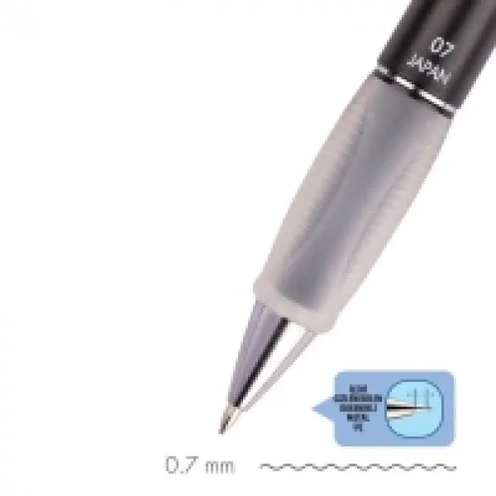 Serve Deep Versatil Kalem 0.7 Mm Metalik Mr Siyah Sv-deep-07-msyh