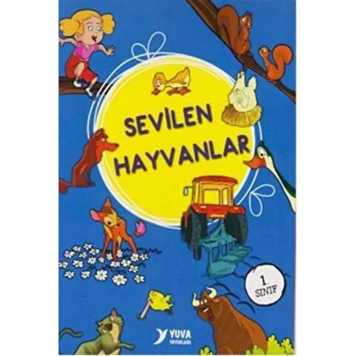 Sevilen Hayvanlar Serisi Düz Yazılı 1. Sınıf 10 Kitap Set