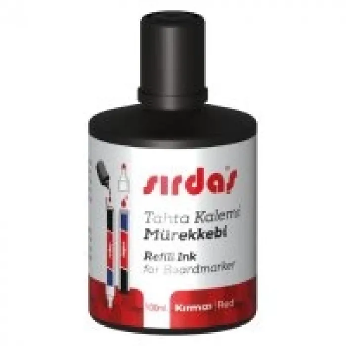 Sırdaş Tahta Kalem Mürekkebi 100 Ml Kırmızı