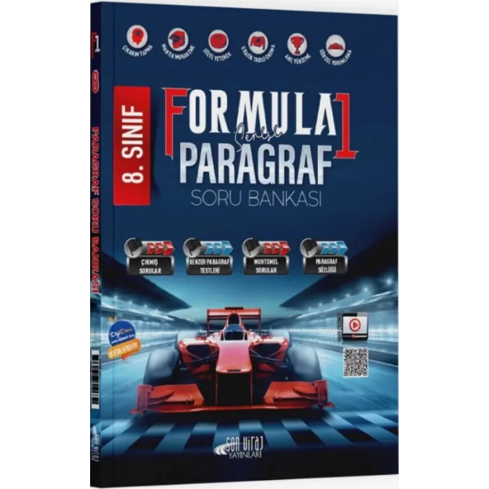 Son Viraj Yayınları 8. Sınıf LGS Paragraf Formula 1 Serisi Soru Bankası