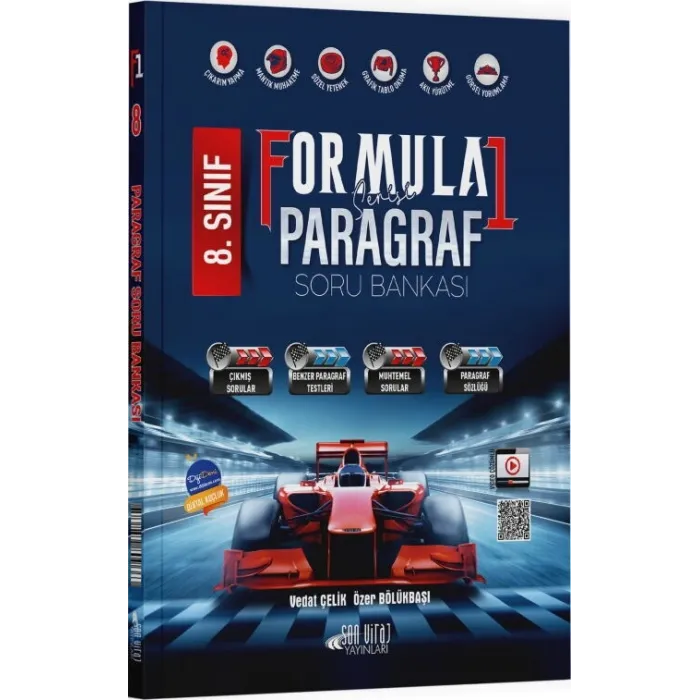 Son Viraj Yayınları 8. Sınıf Paragraf Formula 1 Soru Bankası