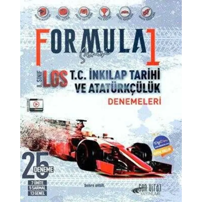 Son Viraj Yayınları 8. Sınıf LGS T.C. İnkılap Tarihi Formula Serisi 25 Denemeleri