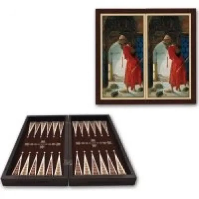 Star 1021408 Figürlü Tavla Kaplumbağa Terbiyecisi