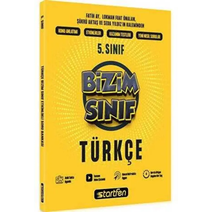 Startfen Yayınları 5. Sınıf Türkçe Bizim Sınıf