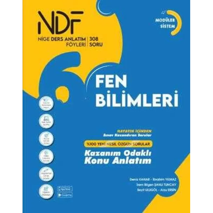 Startfen Yayınları 6. Sınıf Fen Bilimleri Kazanım Odaklı Konu Anlatımı