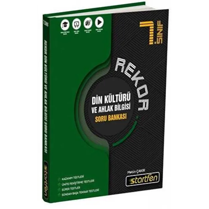 Startfen Yayınları 7. Sınıf Din Kültürü ve Ahlak Bilgisi Rekor Soru Bankası