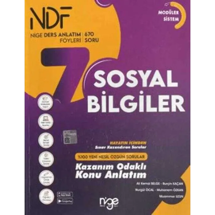 Startfen Yayınları 7. Sınıf Sosyal Bilgiler Konu Anlatımlı