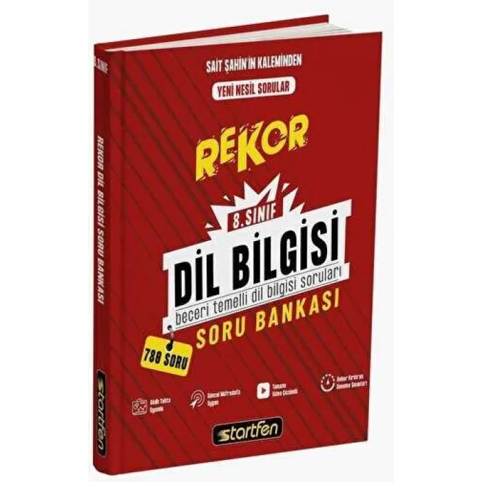 Startfen Yayınları 8. Sınıf Dil Bilgisi Rekor Soru Bankası