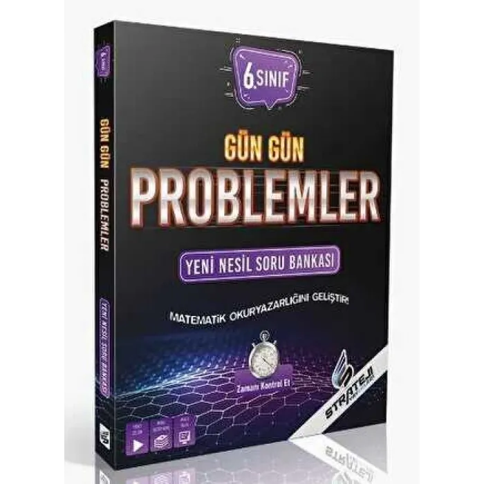 Strateji Yayınları 6. Sınıf Gün Gün Problemler Yeni Nesil Soru Bankası