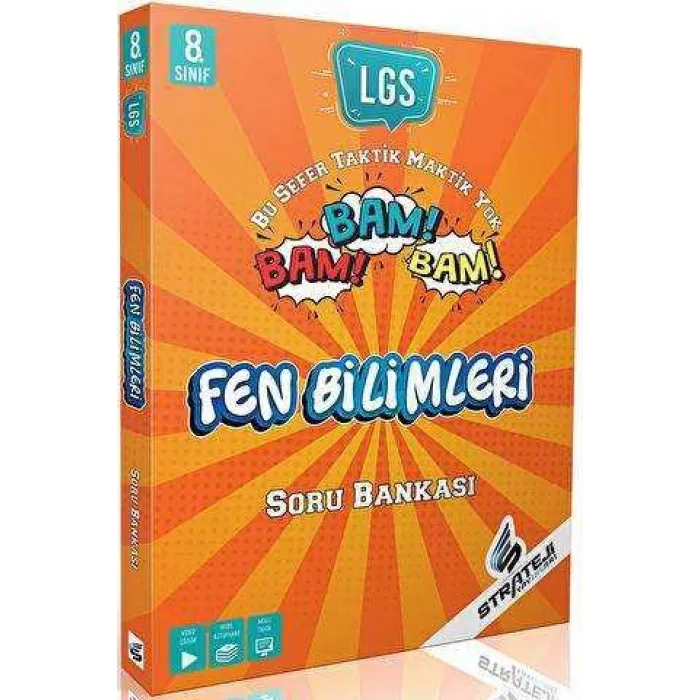 Strateji Yayınları 8. Sınıf Bam Bam Fen Bilimleri Soru Bankası