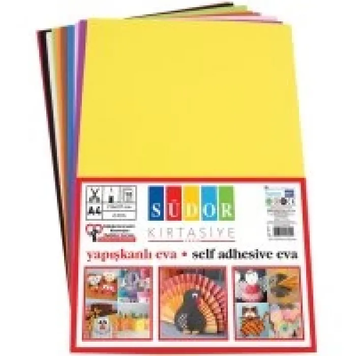 Südor Eva Yapışkanlı A4 2 Mm 10 Renk Sk-17