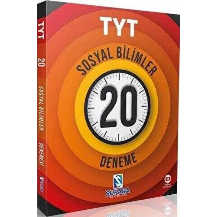 Supara Yayınları TYT Sosyal Bilimler 20 Deneme