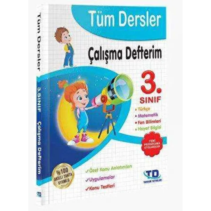 Tandem Yayınları 3. Sınıf Tüm Dersler Çalışma Defterim