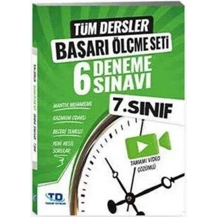 Tandem Yayınları 7. Sınıf Tüm Dersler Başarı Ölçme Seti 6 Deneme Sınavı