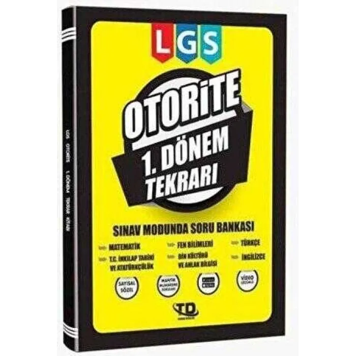 Tandem Yayınları 8. Sınıf LGS Otorite 1. Dönem Tekrarı