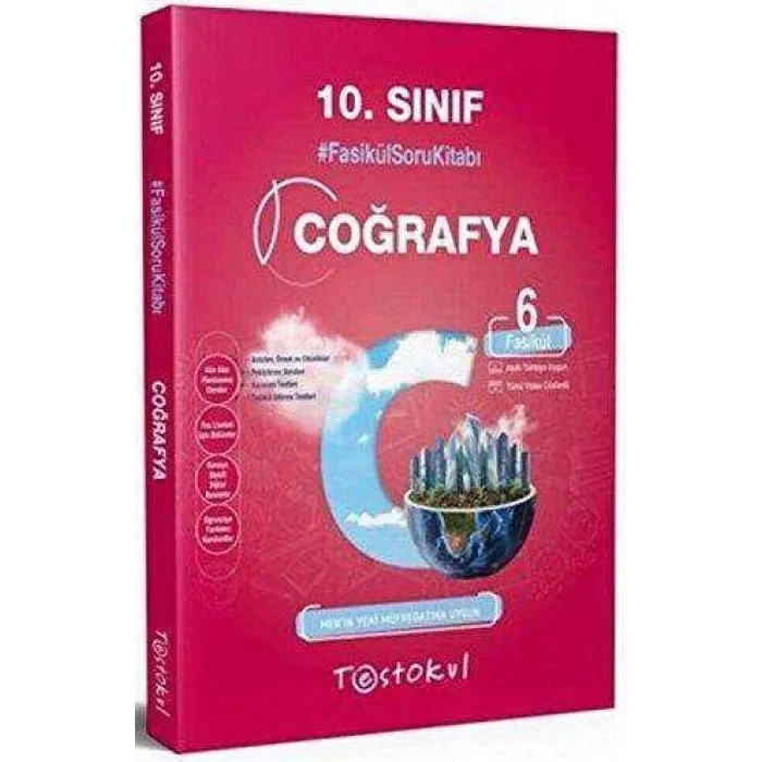Test Okul Yayınları 10. Sınıf Coğrafya 6 Fasikül Soru Bankası