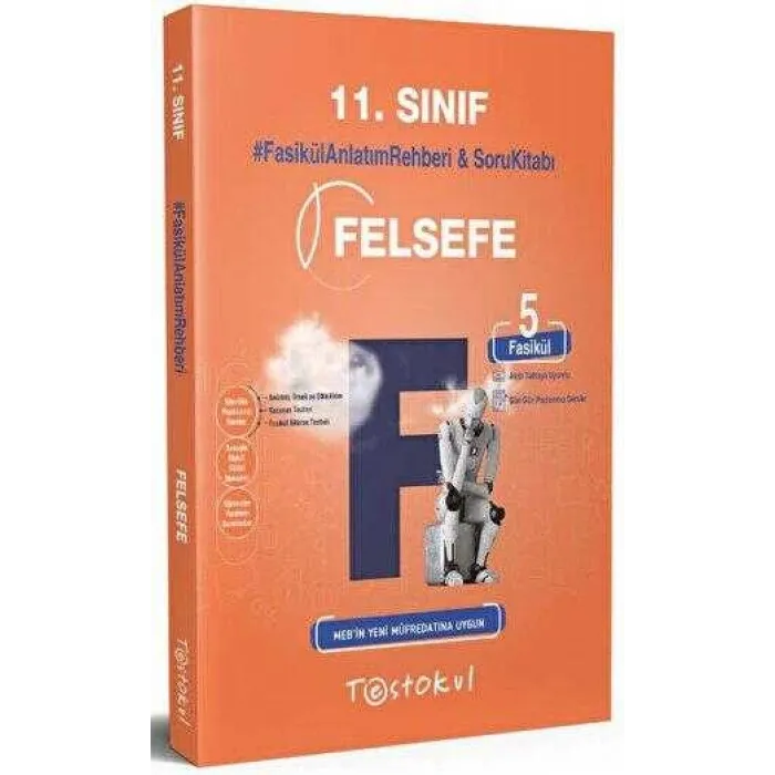 Test Okul Yayınları 11. Sınıf Fasikül Anlatım Rehberi ve Soru Kitabı 5 Fasikül Felsefe