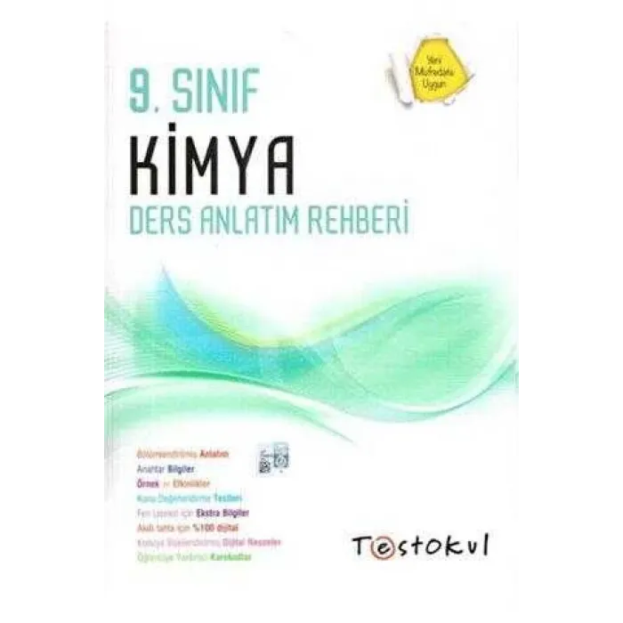 Test Okul Yayınları 9. Sınıf Kimya Ders Anlatım Rehberi