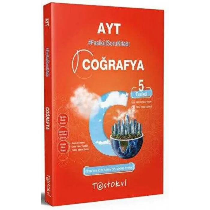Test Okul Yayınları AYT Fasikül Soru Kitabı 5 Fasikül Coğrafya