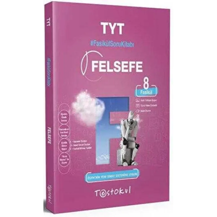 Test Okul Yayınları TYT Fasikül Soru Kitabı 8 Fasikül Felsefe