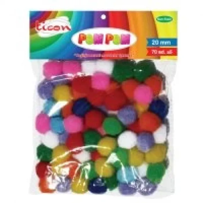 Ticon Ponpon 20 Mm 70li Paket 247925