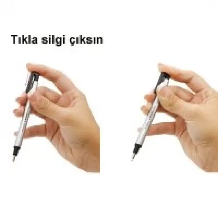 Tombow Mono Zero Kalem Silgi Yuvarlak Uç (2,3mm) Gümüş Lv-t-eh-kur 04