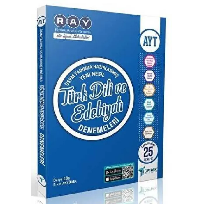 Toprak Yayıncılık AYT Türk Dili ve Edebiyatı RAY 25 Deneme
