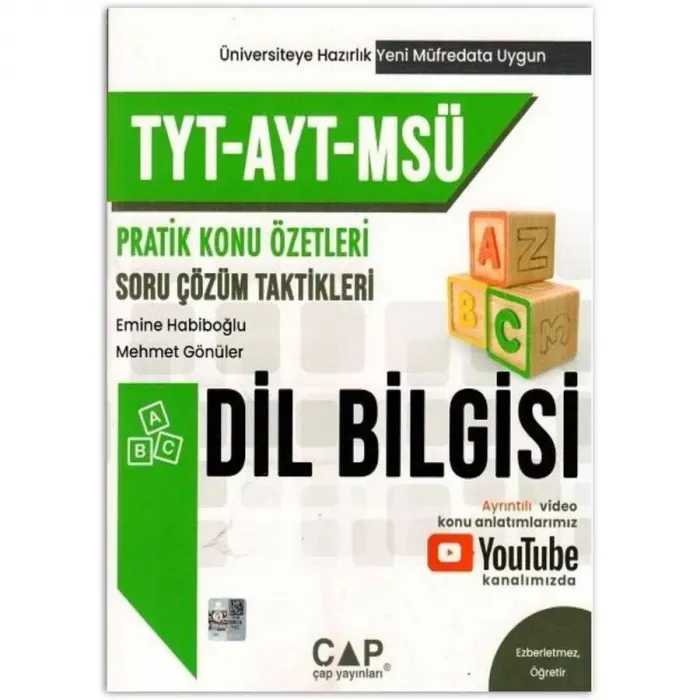 TYT AYT MSÜ Dil Bilgisi Konu Özetleri Soru Çözüm Taktikleri