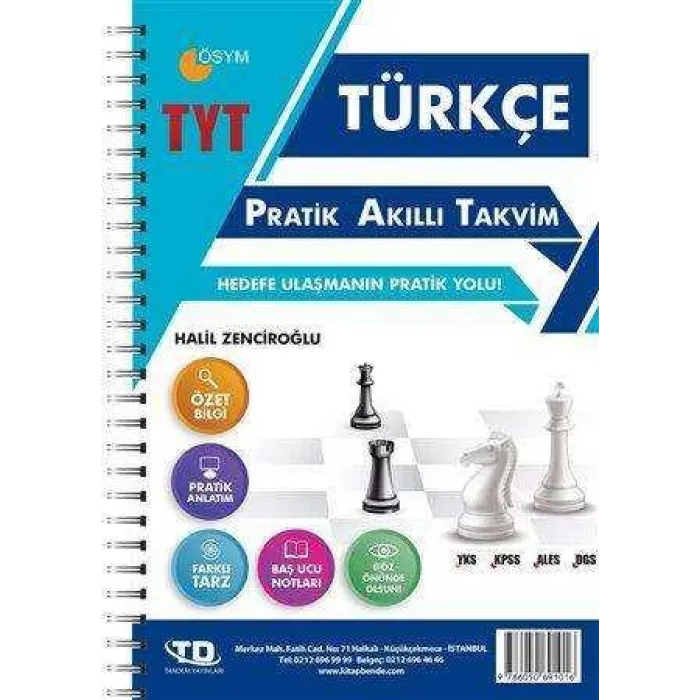 TYT Türkçe Pratik Akıllı Takvim