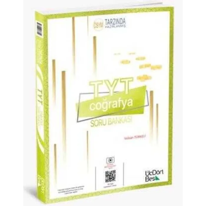 Üç Dört Beş Yayınları TYT Coğrafya Soru Bankası 2025