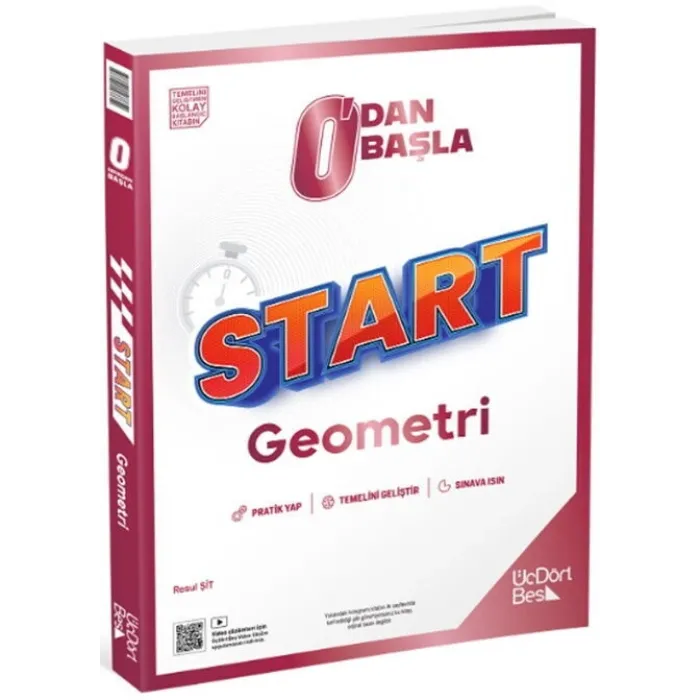 ÜçDörtBeş Yayınları Sıfırdan Başla Start Geometri