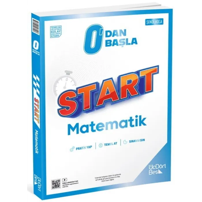 ÜçDörtBeş Yayınları Sıfırdan Başla Start Matematik