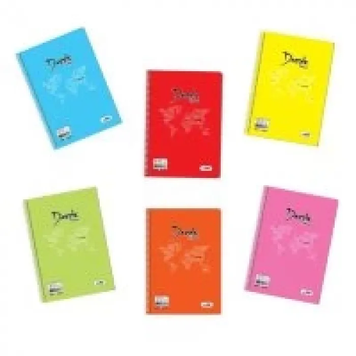 Umut Dazzle Pastel A4 Spiralli Pp Kapak Defter 72 Yaprak Kareli Dp-72/4