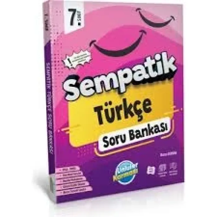 ÜNLÜ YAYINLARI 7.SINIF TÜRKÇE SEMPATİK SORU BANKASI