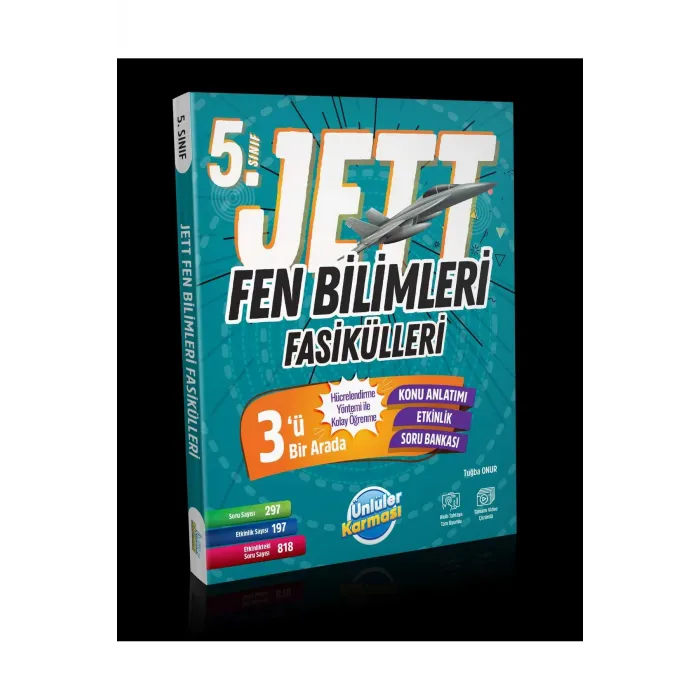 ÜNLÜLER YAYINLARI 5.SINIF FEN BİLİMLERİ JETT FASİKÜLLERİ