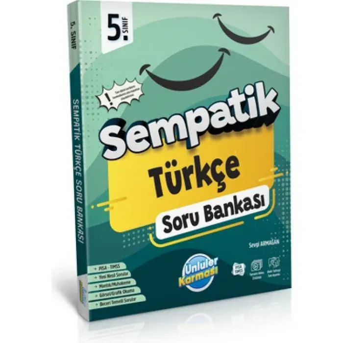ÜNLÜLER YAYINLARI 5.SINIF TÜRKÇE SEMPATİK SORU BANKASI