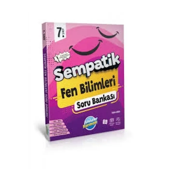 ÜNLÜLER YAYINLARI 7.SINIF FEN BİLİMLERİ SEMPATİK SORU BANKASI