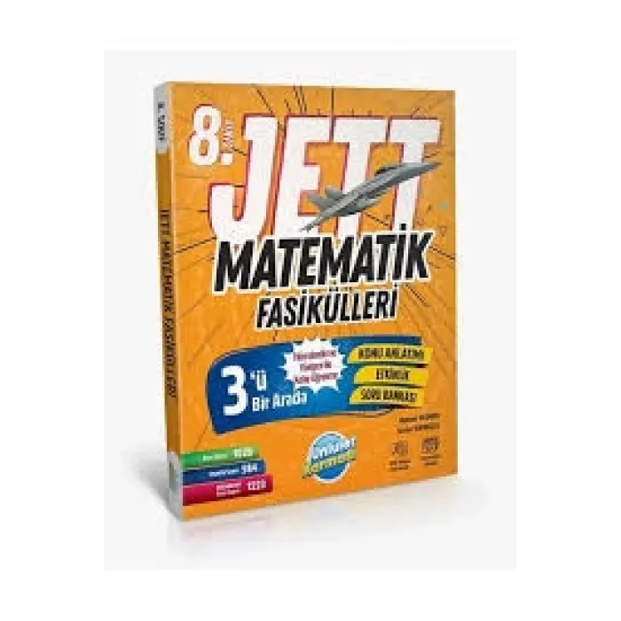ÜNLÜLER YAYINLARI 8.SINIF MATEMATİK JETT FASİKÜLLERİ