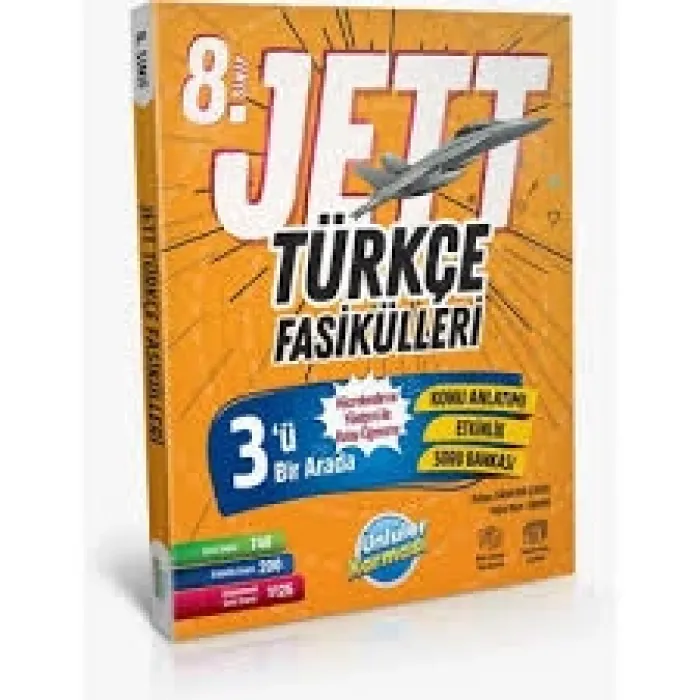 ÜNLÜLER YAYINLARI 8.SINIF TÜRKÇE JETT FASİKÜLLERİ