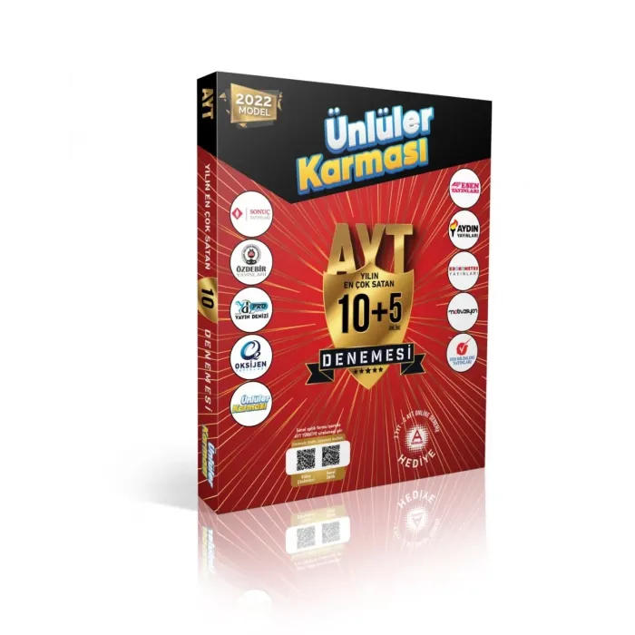 ÜNLÜLER YAYINLARI AYT GENEL 10+5 KARMA