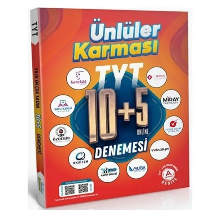 ÜNLÜLER YAYINLARI TYT GENEL 10+5 KARMA