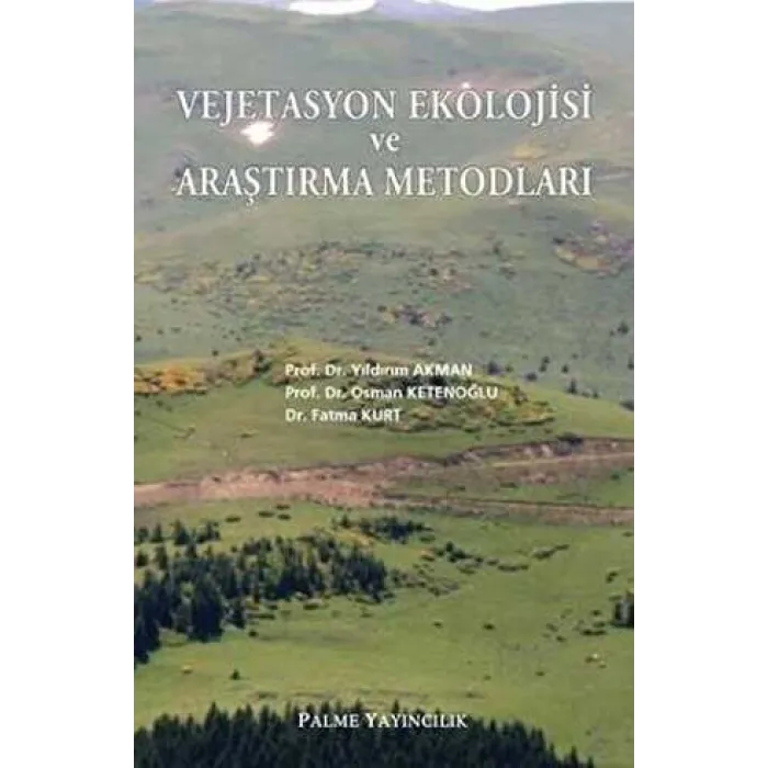 VEJETASYON EKOLOJİSİ VE ARAŞTIRMA METODLARI