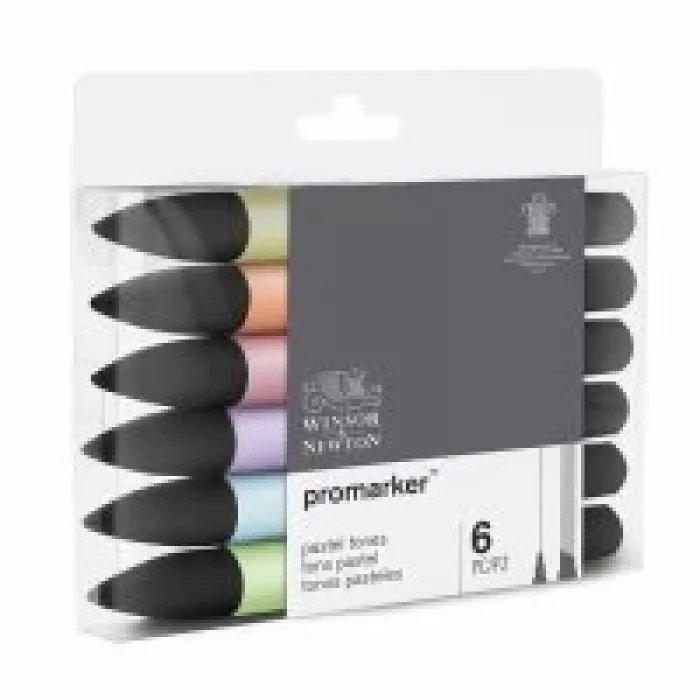 Winsor Newton Promarker 6lı Set Pastel Tonları Lv-wn-0290113