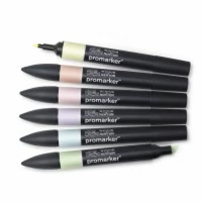 Winsor Newton Promarker 6lı Set Pastel Tonları Lv-wn-0290113