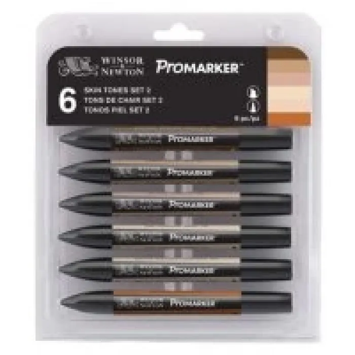 Winsor Newton Promarker Ten Renkleri Seti- 2 6 Renk  Lv-wn-0290077