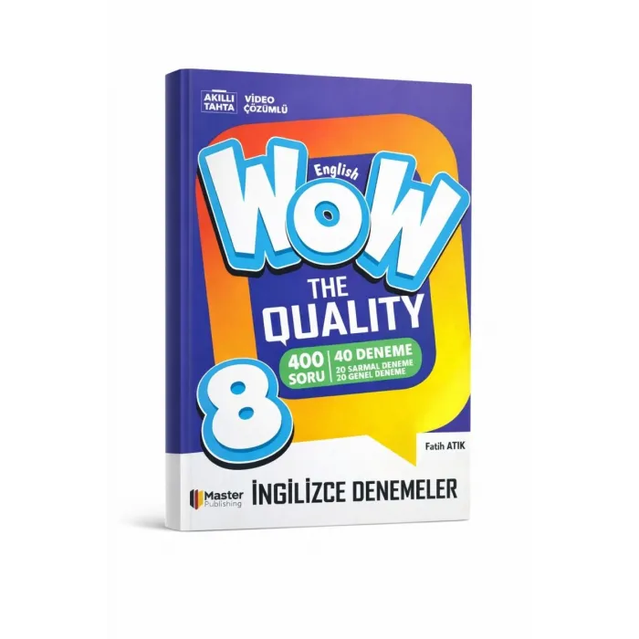 WOW 8 ENGLISH THE QUALITY İNGİLİZCE DENEMELER (40 DENEME)