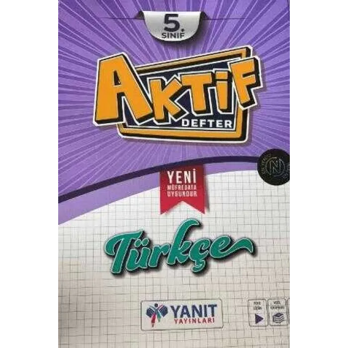 Yanıt Yayınları 5. Sınıf Türkçe Aktif Defter