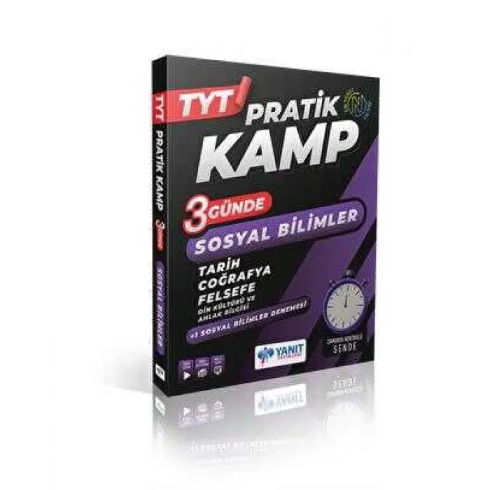 Yanıt Yayınları TYT 3 Günde Sosyal Bilimler Pratik Kamp
